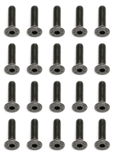Picture of Team Associated 3x12mm Flat Head Hex Screw (10)