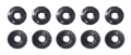 Picture of Team Associated 4mm Low Profile Serrated Steel Wheel Nuts (Black) (10)