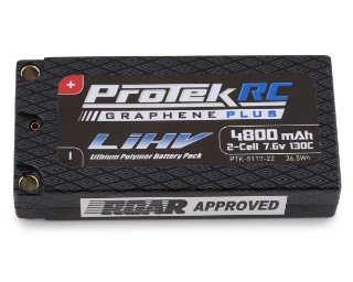 Picture of ProTek RC 2S 130C Low IR Si-Graphene + HV LCG Shorty LiPo Battery (7.6V/4800mAh)