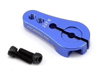 Picture of ProTek RC 4mm Aluminum Short Clamping Servo Horn (Blue) (23T-JR/Sanwa/KO)