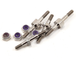 Picture of Lunsford "Quick Tune" Associated SC10 Big Bore Titanium Shock Mounts (4)