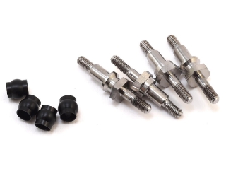 Picture of Lunsford Associated RC10B6.1/B6.1D/T6.1 Titanium Shock Mounts w/Bushings (4)