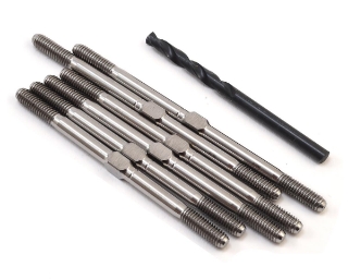 Picture of Lunsford Associated RC10T6.1 "Super Duty" Titanium Turnbuckle Kit