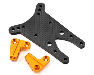 Picture of ST Racing Concepts 4mm Graphite Front Shock Tower w/Aluminum Standoff (Gold)