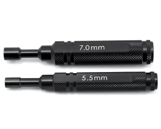 Picture of ST Racing Concepts Aluminum 1-Piece Metric Nut Driver Set (5.5mm/7.0mm) (Black)