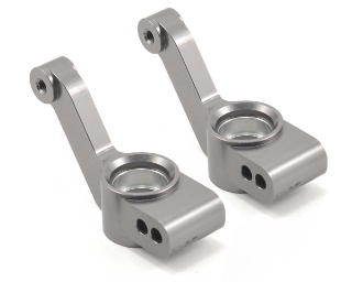Picture of ST Racing Concepts Aluminum Rear Hub Carriers (Gun Metal) (2) (Slash 4x4)