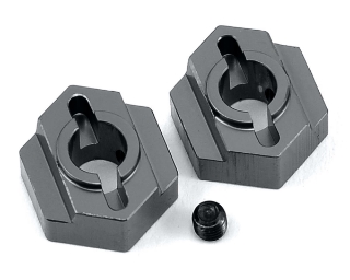 Picture of ST Racing Concepts B5 Aluminum Rear Hex Adapter (2) (Gun Metal)