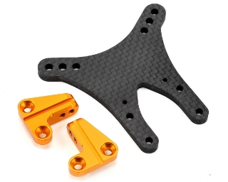 Picture of ST Racing Concepts DEX210 4mm Graphite Front Shock Tower (Gold)