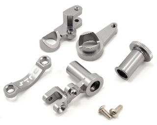 Picture of ST Racing Concepts HD Aluminum Steering Bellcrank Set (Gun Metal) (Slash 4x4)