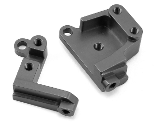 Picture of ST Racing Concepts SCX10 II Aluminum Servo Mount Brackets (Gun Metal)