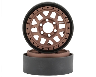 Picture of Vanquish Products KMC XD229 Machete V2 1.9" Beadlock Crawler Wheels (Bronze) (2)