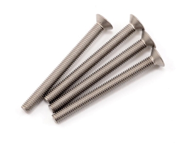 Mugen Seiki 3x32mm SJG Titanium Flat Head Screw (4) Mugen Seiki 3x32mm SJG Titanium Flat Head Screw (4)