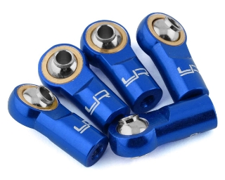 Picture of Yeah Racing 3mm Aluminum Threaded Rod Ends (Blue) (5) (Standard Thread)