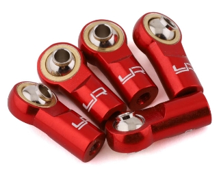 Picture of Yeah Racing 3mm Aluminum Threaded Rod Ends (Red) (5) (Standard Thread)