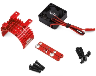 Picture of Yeah Racing 540/550 Aluminum Heat Sink w/30mm High Speed Tornado Fan (Red)