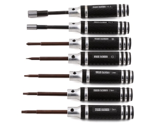 Picture of Yeah Racing Aluminum Mini Wrench Tool Set w/Tool Bag (Black) (7)