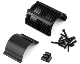 Picture of Yeah Racing Aluminum Motor Heat Sink (Black) (40.8mm Diameter)