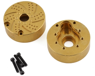 Picture of Yeah Racing Traxxas TRX-4 High Mass Brass Outer Portal Drive Housing (2) (118g)