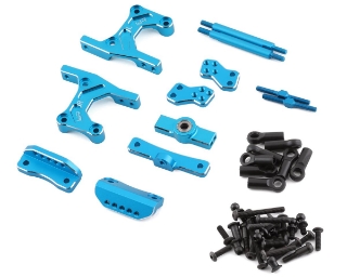 Picture of Yeah Racing Tamiya CC-01 Aluminum Rear Four Link Conversion Kit (Blue)