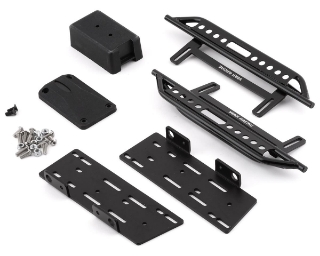 Picture of Yeah Racing Axial SCX10 II Steel Rock Sliders w/Receiver Box (Black) (2)