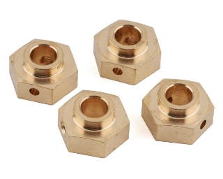 Picture of Yeah Racing Axial SCX10 III/Capra Brass 12mm Hexes (4)