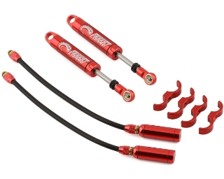 Picture of Yeah Racing Desert Lizard Piggyback Shocks w/Reservoir (Red) (2) (90mm)