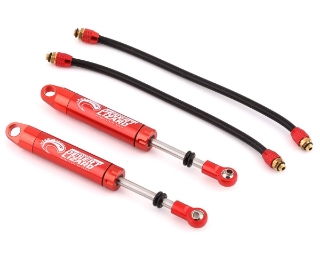 Picture of Yeah Racing Desert Lizard Piggyback Shocks w/Reservoir (Red) (2) (110mm)