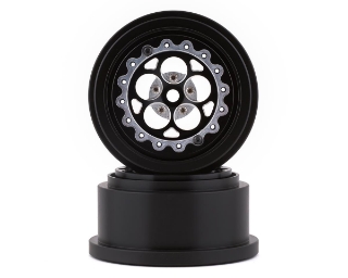Picture of SSD RC 5 Hole Aluminum Rear 2.2/3.0” Drag Racing Beadlock Wheels (Black) (2)