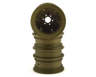 Picture of JConcepts Krimson Dually 2.6" Dual Truck Wheels (Olive/Gold) (2)