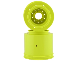 Picture of JConcepts Aggressor 2.6x3.8" Monster Truck Wheel (Yellow) (2) w/17mm Hex