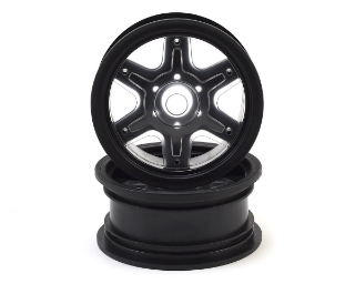 Picture of JConcepts 12mm Hex Dragon 2.6" Mega Truck Wheel w/Offset Adapters (Black) (2)
