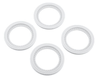 Picture of JConcepts Tribute Monster Truck Wheel Mock Beadlock Rings (White) (4)
