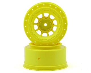 Picture of JConcepts 12mm Hex Hazard Short Course Wheels (Yellow) (2)