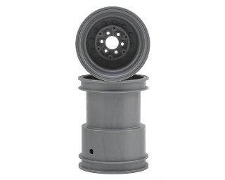 Picture of JConcepts Tribute 2.6x3.6" Monster Truck Wheel (Silver) (2)