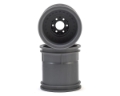 Picture of JConcepts 12mm Hex Midwest 2.2" Monster Truck Wheel (2) (Silver)