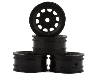 Picture of JConcepts Axial SCX24 Hazard 1.0" 1/24 Crawler Wheels (Black) (4)