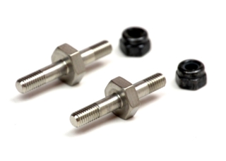 Picture of RB6/RT6 Titanium Quick Change Front Shock Posts, 1 Pair