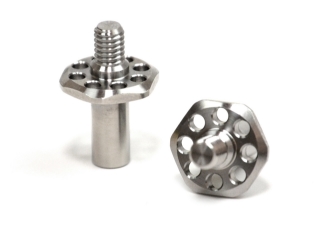 Picture of 22 4.0 Flite Front Axles Titanium, 1 pair