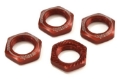 Picture of Kyosho 17mm 1/8 Serrated Wheel Nut (Red) (4)