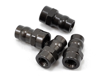 Picture of Yokomo Aluminum Hard Coated Shock Cap Ball Set (4)