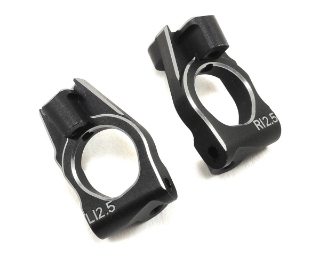 Picture of Yokomo Aluminum Front Steering Hub Carrier (Black) (2) (12.5°)