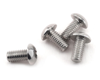 Picture of Yokomo 3x6mm Aluminum BD9 Button Head Hex Screw (4)