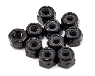 Picture of Yokomo 3x4mm Nylon Locknut (Black) (10)