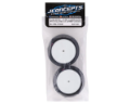 Picture of JConcepts Fuzz Bite LP 2.2" Pre-Mounted Rear Buggy Carpet Tires (White) (2)