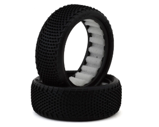 Picture of JConcepts Fuzz Bite Wide 2.2" 2WD Front Buggy Carpet Tires (2) (Pink)