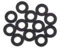 Picture of 1UP Racing 3x6mm Precision Aluminum Shims (Black) (12) (1mm)