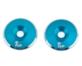 Picture of 1UP Racing 3mm LowPro Wing Washers (Bright Blue Shine) (2)