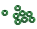 Picture of 1UP Racing 3mm LowPro Countersunk Washers (Green) (8)