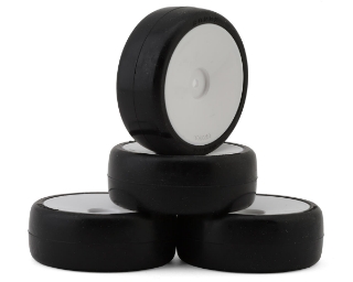 Picture of Yokomo Sorex Pre-Glued 1/10 Touring Car Tires (White) (4) (40 Shore)