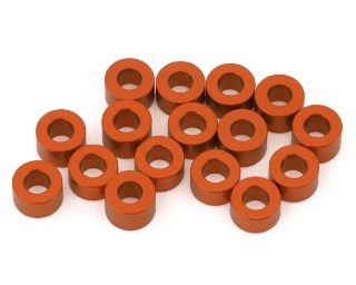 Picture of Team Brood 3x6mm 6061 Aluminum Ball Stud Washers Extra Large Kit (Orange) (16)